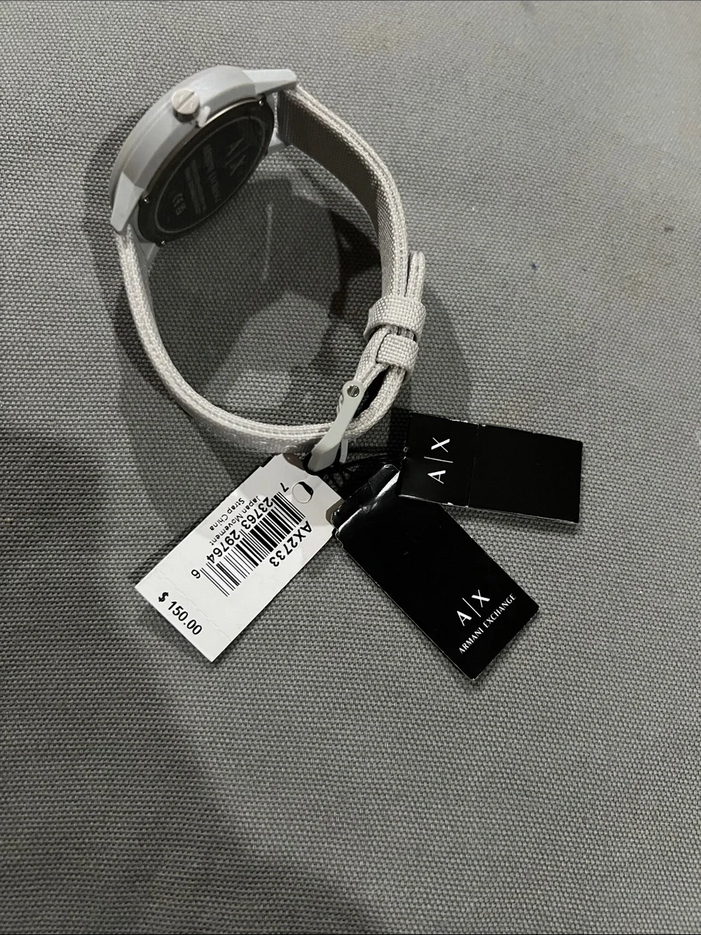 Armani Exchange Silver Gray Solar-Powered Men's Watch